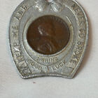 1947 J E Wood   Bro Inc Lynchburg Va Good Luck Coin Token Encased Wheat Penny