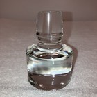 Clear Glass Bottle Stopper For Decanter  Round