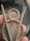 Rare Vintage Brass 1935 Ford Grille Emblem Oem Fomoco