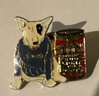 Vintage Bud Light Can Spuds Mackenzie Dog Collectors Pin Back Lapel Nos
