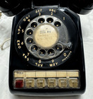 Vintage Western Electric 565 Hk Rotary Dial Telephone Muli Line Desk Set 1970s