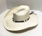 Resistol Cowboy Hat Long Oval Xx 4 Xx Shantung Hat 7 1 4 58 Self-conforming Usa