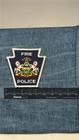 Pennsylvania Fire Police Collectable Patch  Iron-on Navy Crest - Vintage