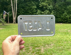 Alabama Motorcycle Dealer License Plate   D 4197 3 Yrs Expired  heart Of Dixie 