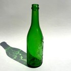 Green Owl Drug Co Embossed Pint Sized Soda Bottle