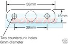 Adjustable Stainless Steel Chrome Classic Or Kit Car Interior Rear View Mirror
