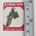 Nos Vintage Sterling Silver Utah Native American Indian Chief Headdress Charm