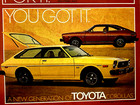 1976 Toyota Corolla Print Ad 10  X 6-1 2  A New Generation