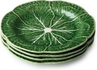 Le Jardin Green Cabbage Plates 3d Salad dessert Plates  Set Of Four - 9 