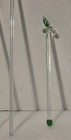Vintage Blown Glass Swizzle Sticks Stir Cocktail Stirrers Barware Lot Of  3 