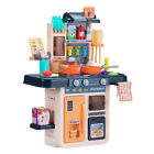 Kids Kitchen Cookware Play Set W 42 Pcs Pretend Cooking Accessories  music light