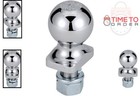 Hitch Ball Chrome Plated Steel 2 Inch 3500 Lb Capacity Towing Trailer