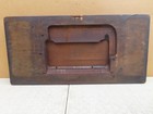 Vtg Antique Singer Treadle Sewing Machine Wood Table Top Cover Cabinet Part