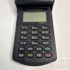 Vintage Motorola Startac Flip Cell Phone Black Untested