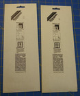 Lot Of 2 Showgard Mounts Black Background 240mm Strip Size 68