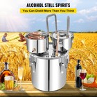 13 2gal 50l Water Alcohol Distiller Moonshine Still Wine Brewing Kit Home