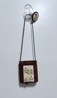 Vintage Hand Crafted Wooden Japanese Inro   Resin Carved Cats Panels
