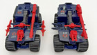 2x 1985 Gi Joe Cobra Ferret Atv Vehicles Hasbro Near Complete Vintage Arah Lot