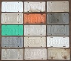 Canadian Expired License Plates Mixed Lot Of 15
