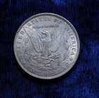 1885 Morgan Silver Dollar Choice About Uncirculated Cartwheel  1 Coin