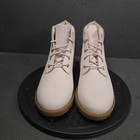 Timberland Boots Girls Size 4 Pink Waterproof Nubuck Lace Up Combat Lug Sole