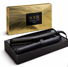 Soliel Dynamic Styler Black Ceramic Flat Iron 450  f Professional Hair Straighten