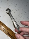 Antique  Sterling Silver Sugar Olive Tea Serving Tongs Talons