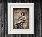 Eric Clapton 8x12in Poster Eric Clapton Guitar Tribute Print  Free Shipping Us