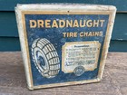 Columbus Mckinnon Chain Co Vintage Dreadnaught Balloon Tire Chains Original Box