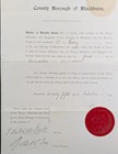 1894 County Borough Of Blackburn 115 Penny St  Blackburn Unfit Property Notice