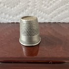 Vintage Pewter Collectible Cat Thimble 