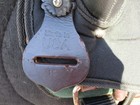 15   Sqh Bars Green Aztec  Leather   Cordura Western Barrel trail Saddle Usa