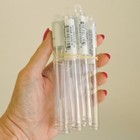 Used Fht5 - Plastic Tube Round 5 X 9 16 Inch With Hangable Cap 50pcs