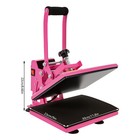110v Heat Press Machine 12 9 In Slide Out Heat Transfer Machine T-shirts Pink