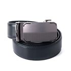 Real Leather Men Ratchet Belt Belts For Men Adjustable Automatic Buckle