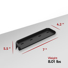 Yakima Truck Bed Track Hd Kit For Overhaul Hd   Outpost Hd  2pc  black open Box 