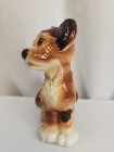 Vintage Royal Copley Puppy  Dog Ceramic Figurine   7  Tall Figurine 1950 s
