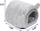 Hedgehog Bed Cave Nest Hideout  Hamster Guinea Pigs Small Animals Cage Supplies