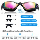 Swim Goggles Pack Of 2 Anti-fog Swimming Goggles For Adults Men Youth Junior    