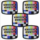 Embroidered Iron On Patch - The Revolution Will Not Be Televised