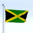 Jamaica National Flag 5 X 3 Ft -  152 X 91cm   With Metal Eyelets - Brand New