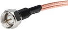 F-type Rg6 Splitter Coax Cable  75ohm Tv Antenna 3 Way Splitter Combiner F Male