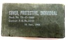 1944 Antique Wwii Us Army Unused Cover Against Blister Gases Khaki Military