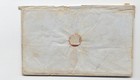 C1850 New York City Stampless Cover Black Cds 5cts Integral Rate  h 7977 