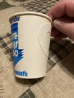 1972 Plymouth Mopar Chrysler Wax Paper Cup Dealership Advertising Coffee As is
