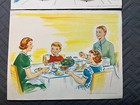 3 Vintage 1959 National Dairy Council Posters Nda 14   x18    Surprise For Mother
