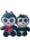 Ty Beanie Boos Plush Lot Of 8 Small Stuffed Animals Ladybug  Dino  Unicorn Bee