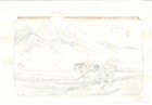 Hiroshige  tokaido 53 Stations Hara Mt Fuji  Japanese Woodblock Print
