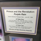 Prince   The Revolution Purple Rain Framed Plaque Display W  Tracklist