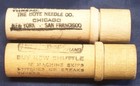 Rug Hooking Tools And 2 Vintage Wood Needle Storage Tubes 